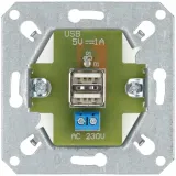 gniazdo-modul-podwojne-usb-ladowarka-opal-grafit-stan-nowy