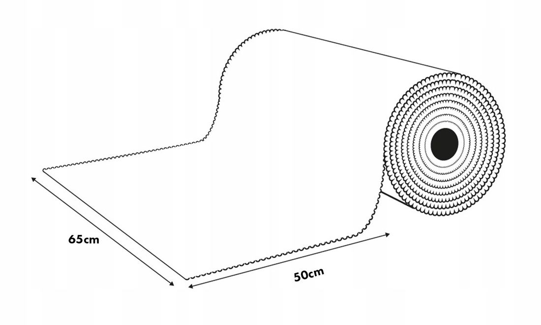 Mata z Pianki PCV 65x50cm Wzór Kostka Brukowa ERLI.pl