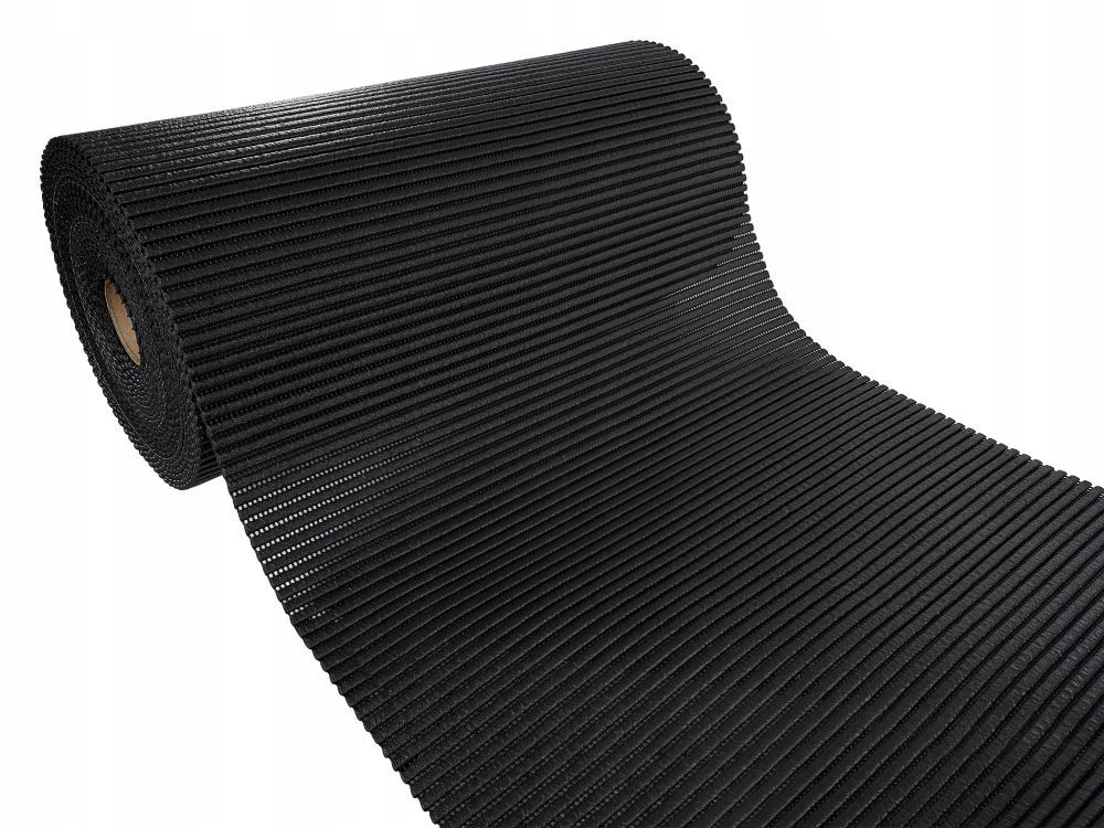 Mata Łazienkowa Z Pianki PCV Kolor Czarny 65x400cm ERLI.pl