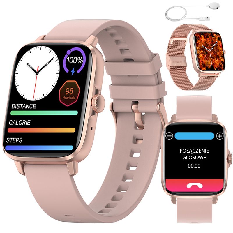 smartwatch-zegarek-damski-rozmowy-polskie-menu-indukcyjne-ladowanie-pasek-stan-nowy