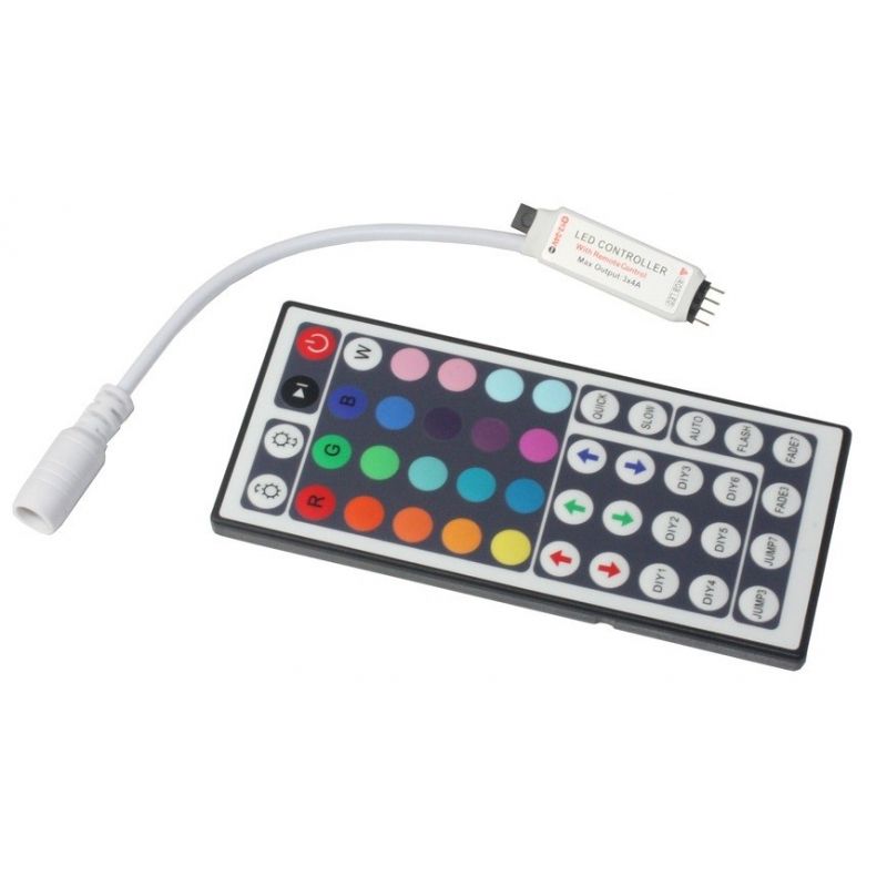 Kontroler Sterownik LED RGB Pilot 44 Przyciski 6A - ERLI.pl