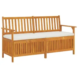 lawka-ze-schowkiem-i-poduszka-148-cm-drewno-akacjowe