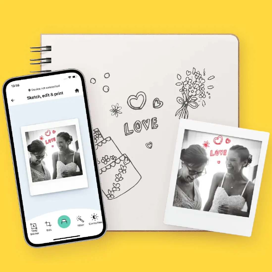 drukarka-fujifilm-instax-mini-link-square-biala