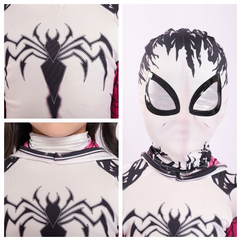 STRÓJ PRZEBRANIE GWEN STACY SPIDER VENOM 122/128 - ERLI.pl