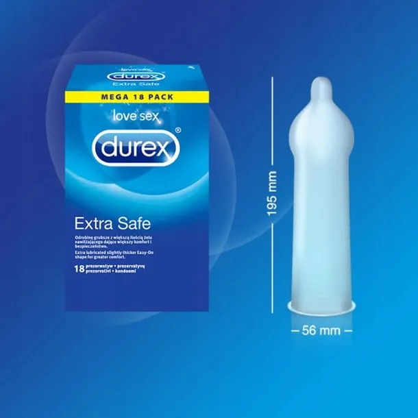 durex-extra-safe-18-szt-stan-nowy-waga-z-opakowaniem-0-07-kg