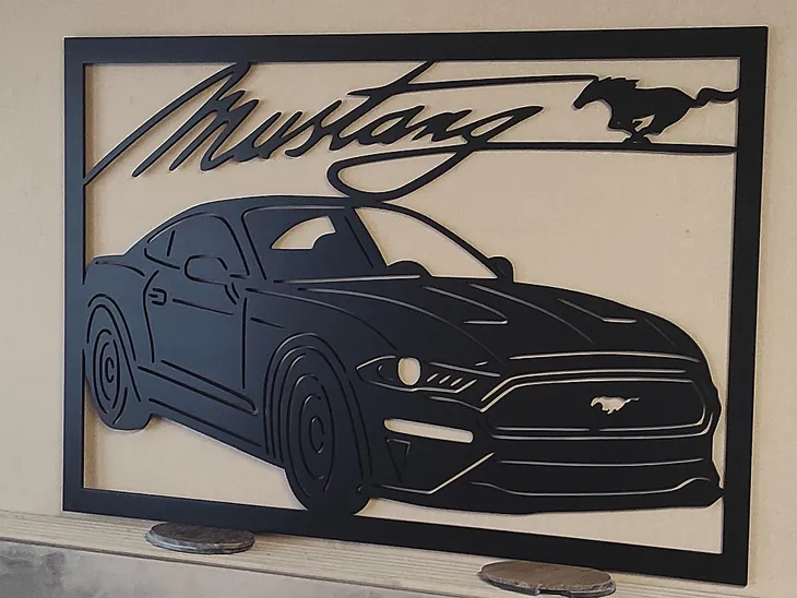 dekoracja-scienna-ford-mustang-tematyka-motoryzacja