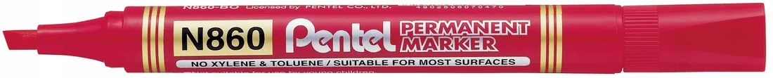 marker-permanentny-pentel-n860-czerwony-sciety-stan-nowy
