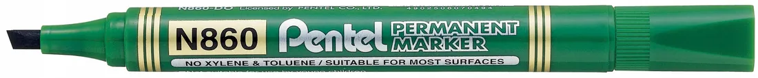 marker-permanentny-pentel-n860-zielony-sciety-stan-nowy