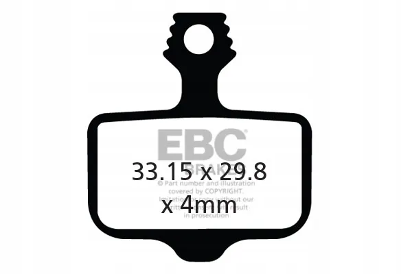 klocki-ebc-organiczne-avid-elixir-sram-level-stan-nowy