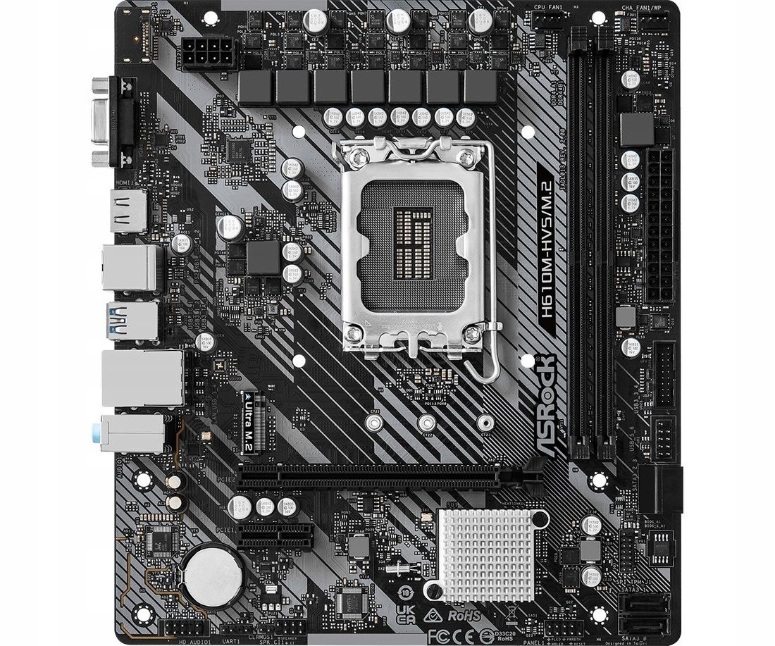 Płyta główna ASROCK H610M-HVS/M.2 R2.0 – 134435944 - ERLI.pl