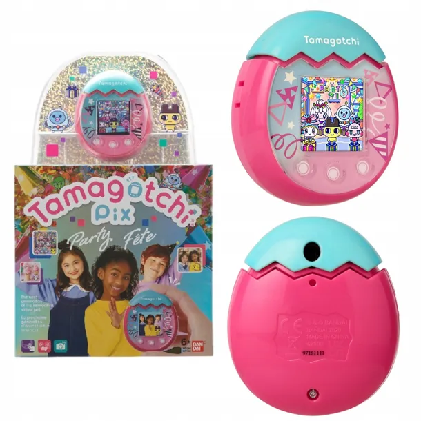 ORYGINALNE TAMAGOTCHI PIX - PARTY CONFETTI BANDAI – 132377572
