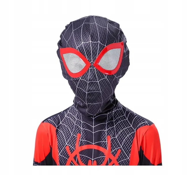 stroj-czarny-spiderman-110-116-waga-z-opakowaniem-0-5-kg-stan-nowy