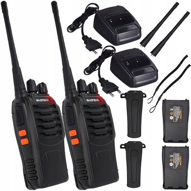 ﻿2X WALKIE TALKIE KRÓTKOFALÓWKI BAOFENG BF888S PMR