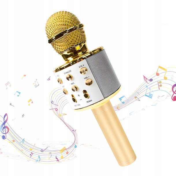 ﻿MIKROFON KARAOKE BEZPRZEWODOWY GŁOŚNIK BLUETOOTH