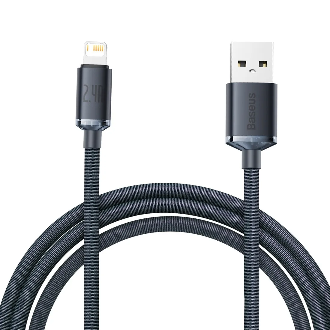 kabel-usb-do-lightning-baseus-crystal-2-4a-2m-czarny