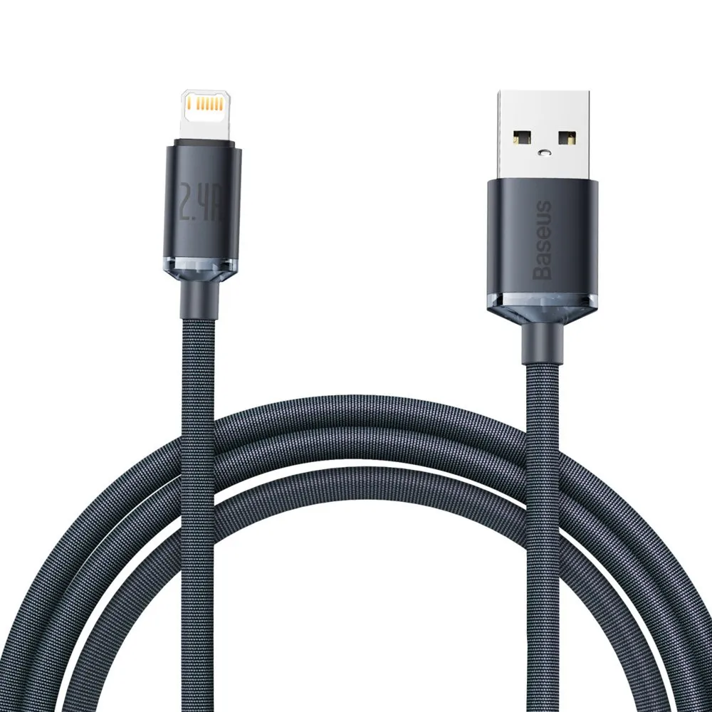 kabel-usb-do-lightning-baseus-crystal-2-4a-2m-czarny