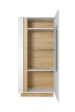 stojaca-witryna-barek-led-72-cm-arlet-bialy-polysk-stan-nowy