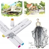markery-alkoholowe-touchfive-pro-dwustronne-80-szt-stan-nowy