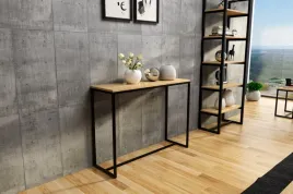konsola-siva-stolik-przyscienny-110x35cm-blat-4cm-debowy-fornir-loftowa