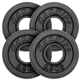 maxxiva-zestaw-4-ciezarkow-do-hantli-o-lacznej-wadze-2-kg