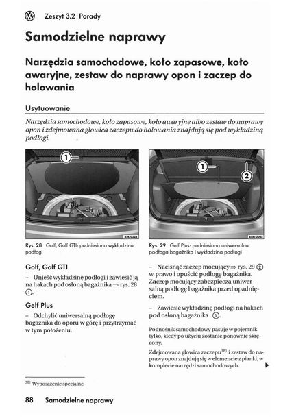 Volkswagen VW Golf V 2003-08 3 wersje Instrukcja Obsługi – 73734402