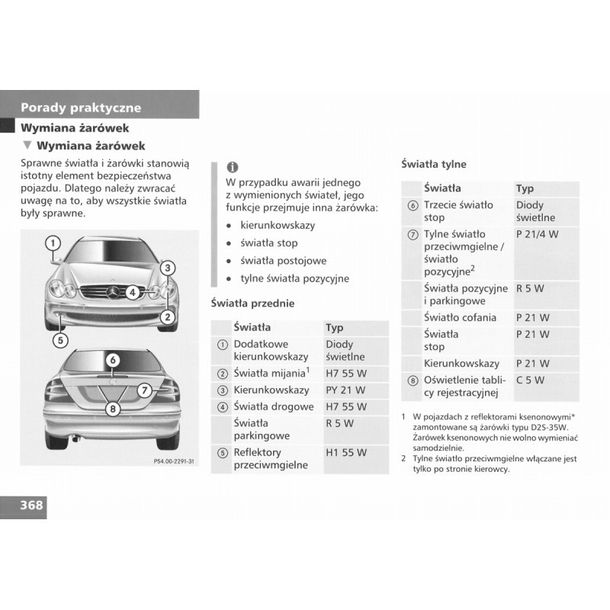 Mercedes CLK W209 2002-09 Instrukcja Obsługi – 134466514 - ERLI.pl