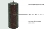 swieca-klasyczna-blyszczaca-cekiny-prosta-145-cm-kl-5-s13-kolor-czern