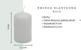swieca-walec-klasyczna-prosta-biala-do-domu-parafina-9cm-100-s413-stan-nowy