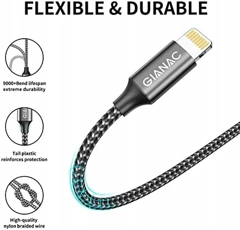 kabel-gianac-usb-lightning-iphone-2m-oplot-stan-nowy