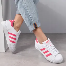 adidas gazelle silver green womens adidas Women's Superstar II Shoes, Size 5.5, White/Black/White main image 1