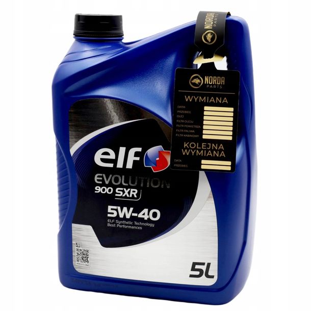 Olej Silnikowy Elf Evolution SXR 5w40 5L - ERLI.pl