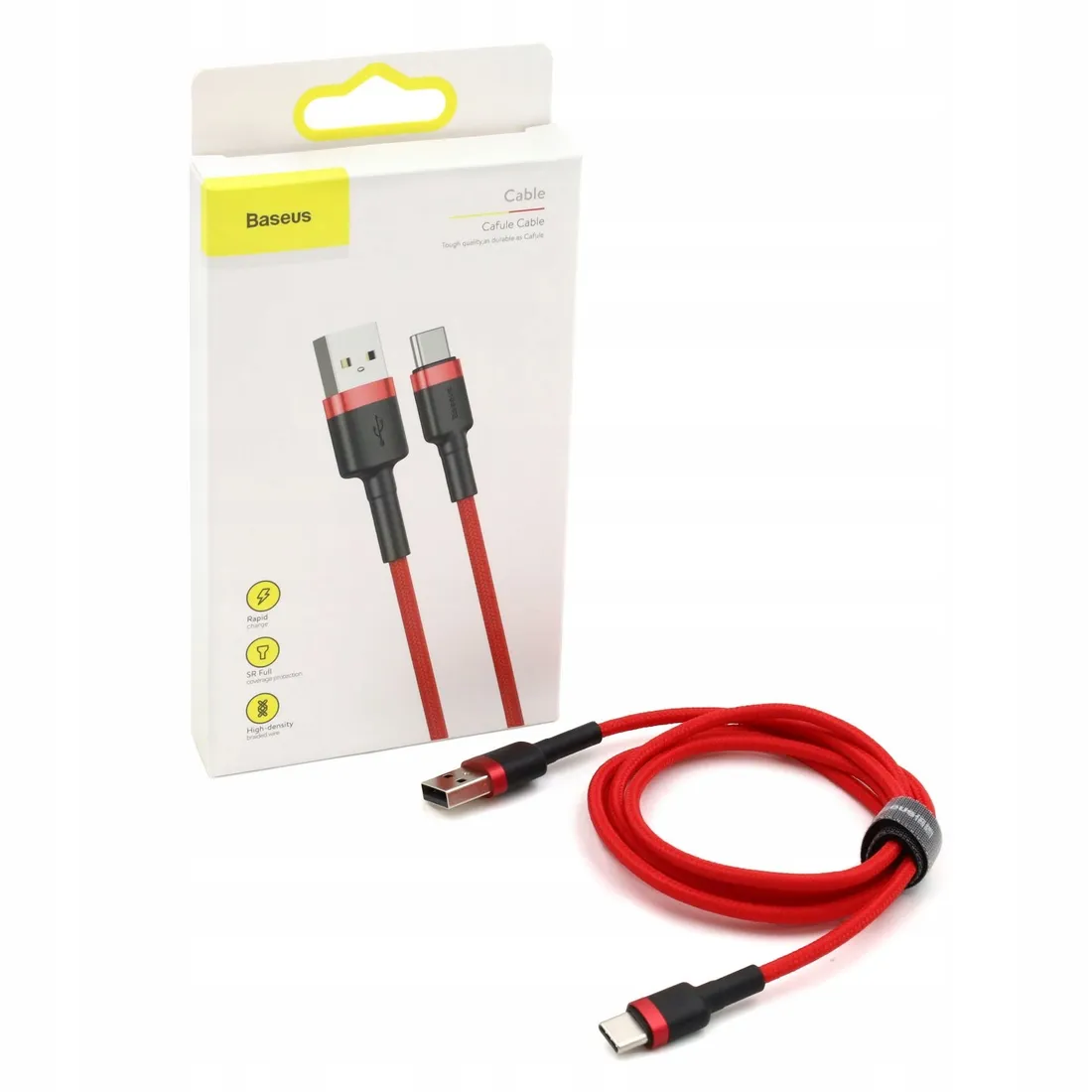 kabel-baseus-usb-do-usb-c-cafule-3a-1m-czerwony