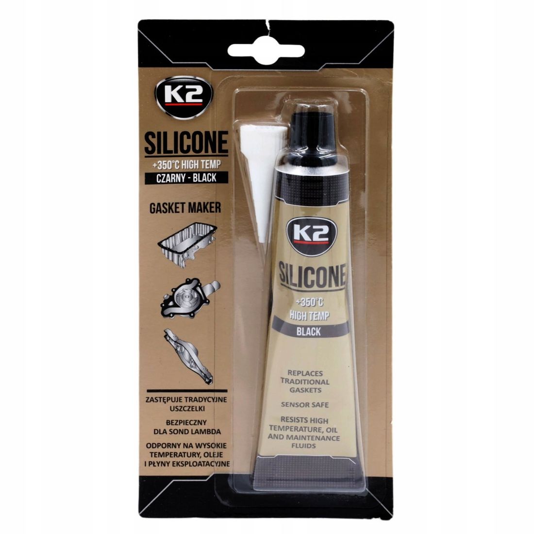 K2 SILIKON BL Silikon Blistered B2150 21g Schwarz
