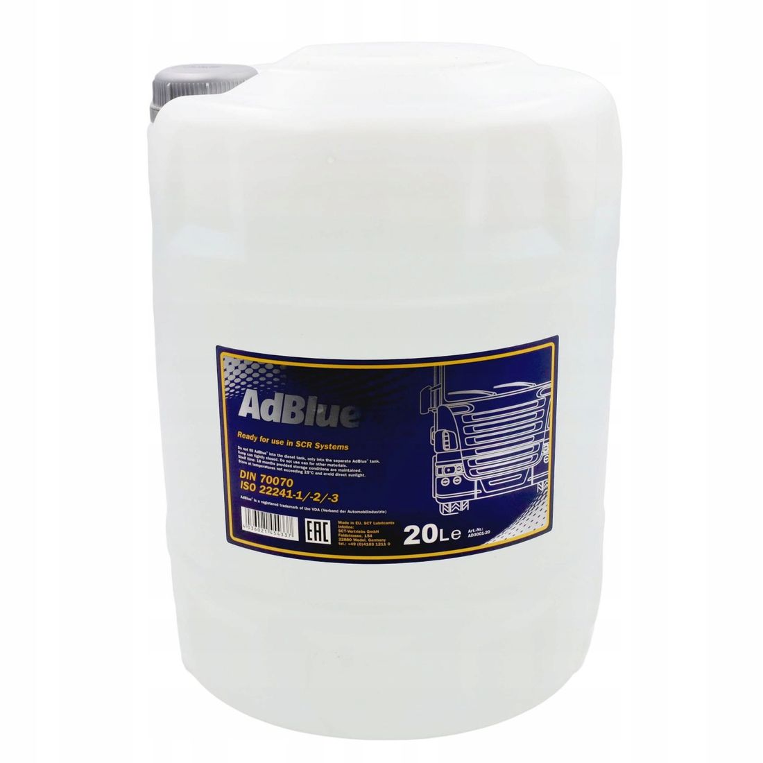 Mannol AdBlue Płyn Katalityczny 20L ERLI.pl