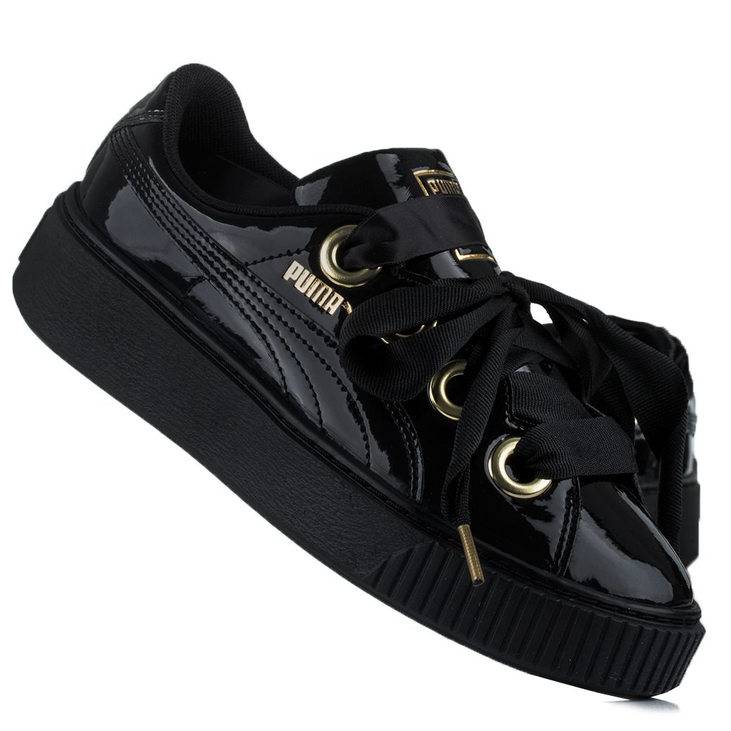 puma platform kiss suede