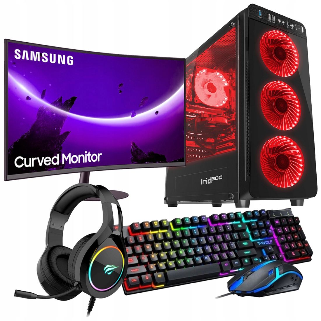 Zestaw Komputerowy Składa Się Z Komputera I Monitora ZESTAW KOMPUTEROWY AMD RYZEN VEGA8 16GB 512SSD W11 - ERLI.pl