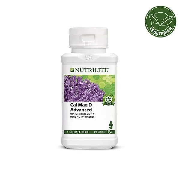 Wapń + Magnez + D3 Cal Mag Advanced Nutrilite 180 tabl.