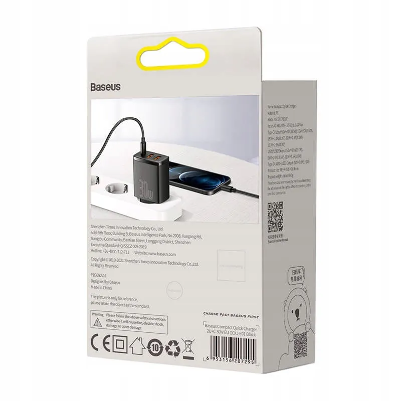 ladowarka-baseus-compact-qc3-2xusb-usb-c-pd-3a-30w-stan-nowy