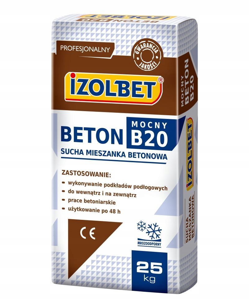 BETON B-20 25kg Izolbet - ERLI.pl