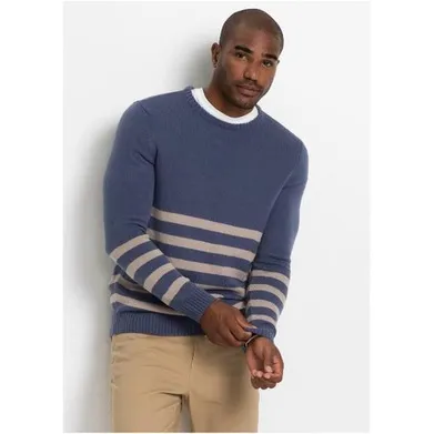 jagodowy-sweter-pullover-paski-48-50-943584-marka-bonprix