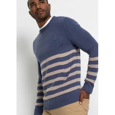 jagodowy-sweter-pullover-paski-48-50-943584-wzor-dominujacy-inny-wzor