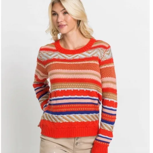 sweter-pullover-wzor-okragly-dekolt-48-50-929417