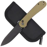 noz-civivi-button-lock-elementum-olive-micarta-black-stonewashed-c2103b