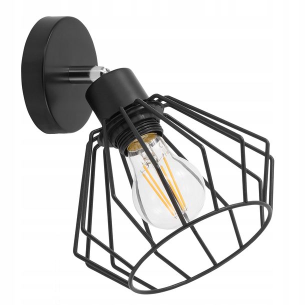 Zdjęcia - Żyrandol / lampa LOFT ﻿Lampa Ścienna Kinkiet  Druciany LED 