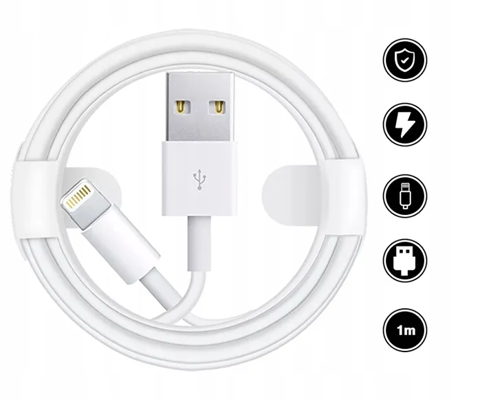 kabel-ladowarka-2m-lightning-do-iphone-6-7-8-x-11-stan-nowy