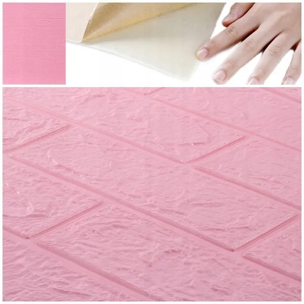 tapeta-cegla-samoprzylepna-pianka-panel-scienny-3d-stan-nowy