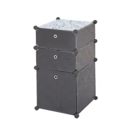 szafa-modulowa-garderoba-3-moduly-black-basic