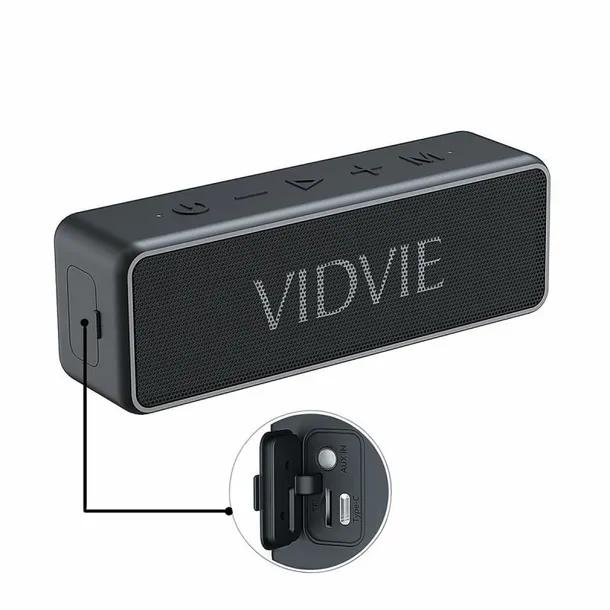 glosnik-vidvie-sp914-bluetooth-czarny-waga-z-opakowaniem-0-3-kg-stan-nowy