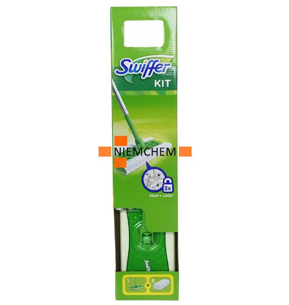 Swiffer Mop + Akcesoria Zestaw Startowy 8 Wkładów [DE] ERLI.pl