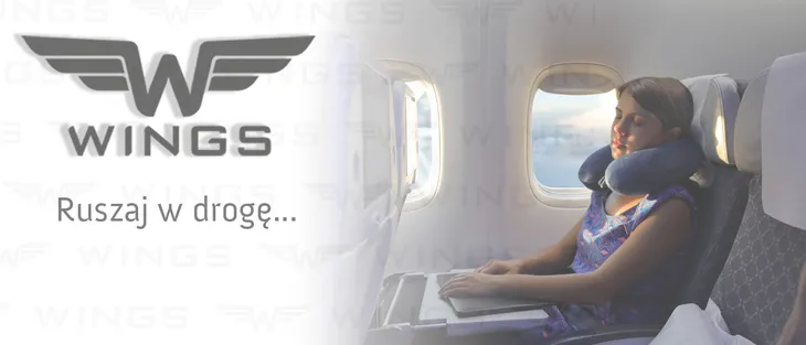 wings-poduszka-podrozna-opaska-gratis-samolot-stan-nowy